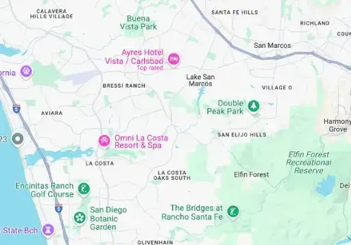 North San Diego service area